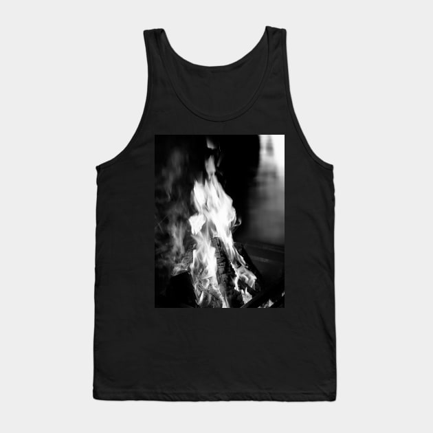 Silver flames Tank Top by aadventures
